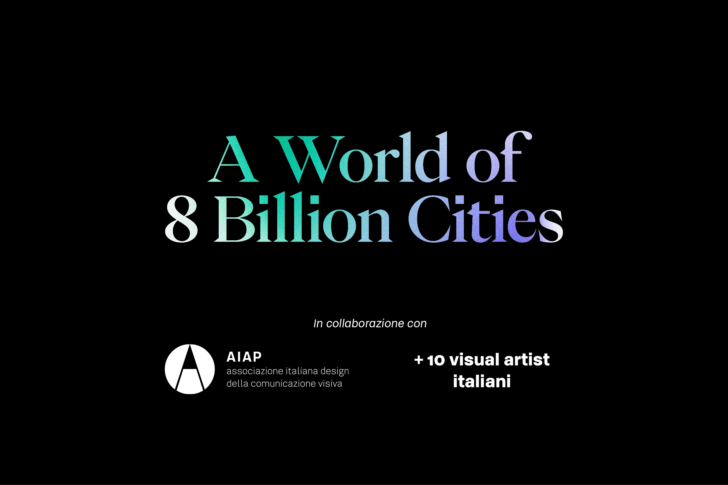 A World of 8 Billion Cities — The exhibition