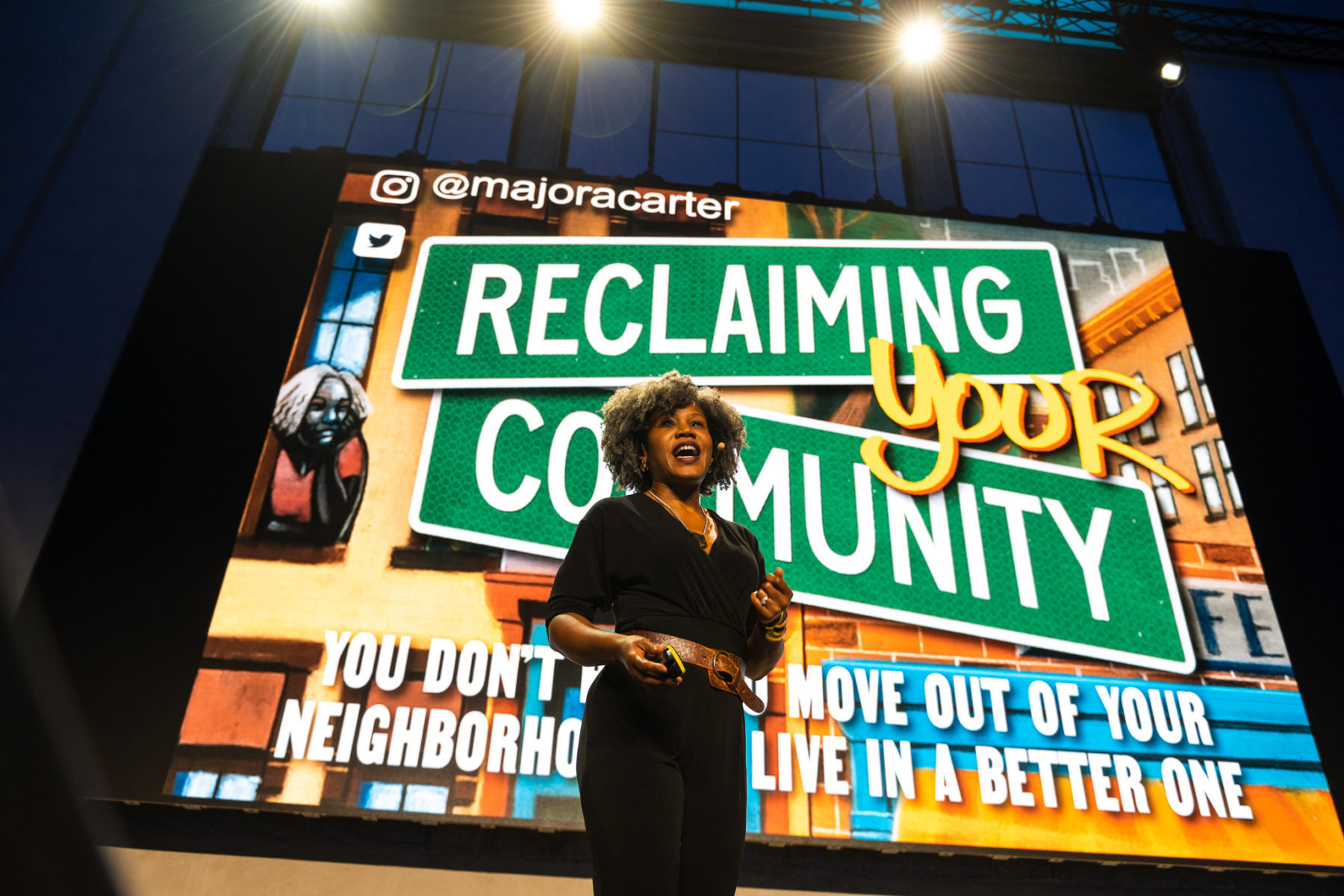 Majora Carter —  Reclaiming Your Community: You Don’t Have To Move Out of Your Neighborhood To Live in a Better One