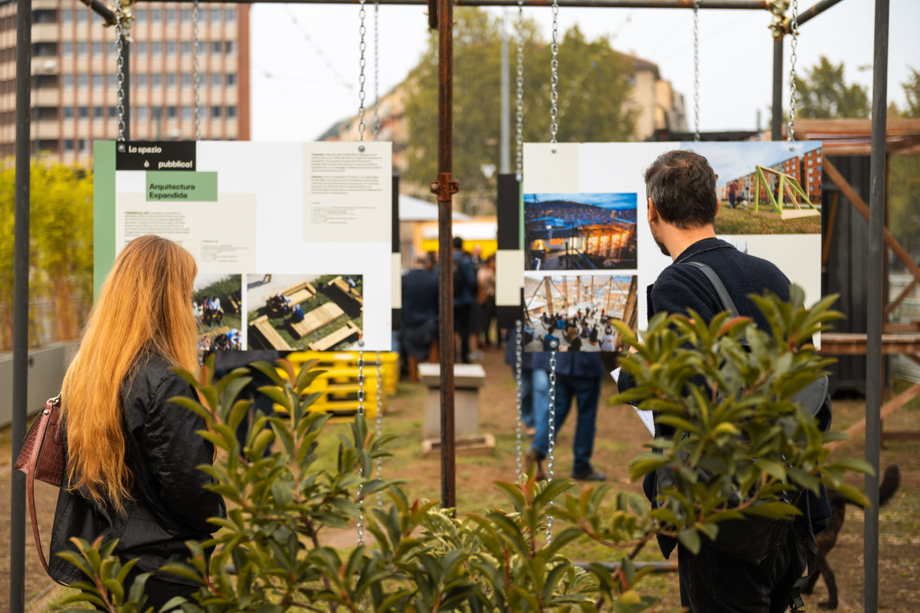 La mostra "Lo spazio è pubblico!" al Precollinear Park